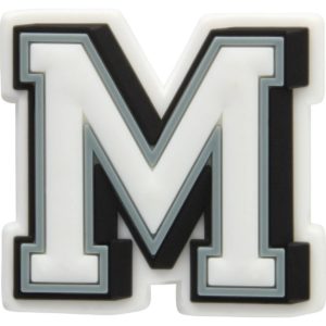 Jibbitz Letter M - Siyah