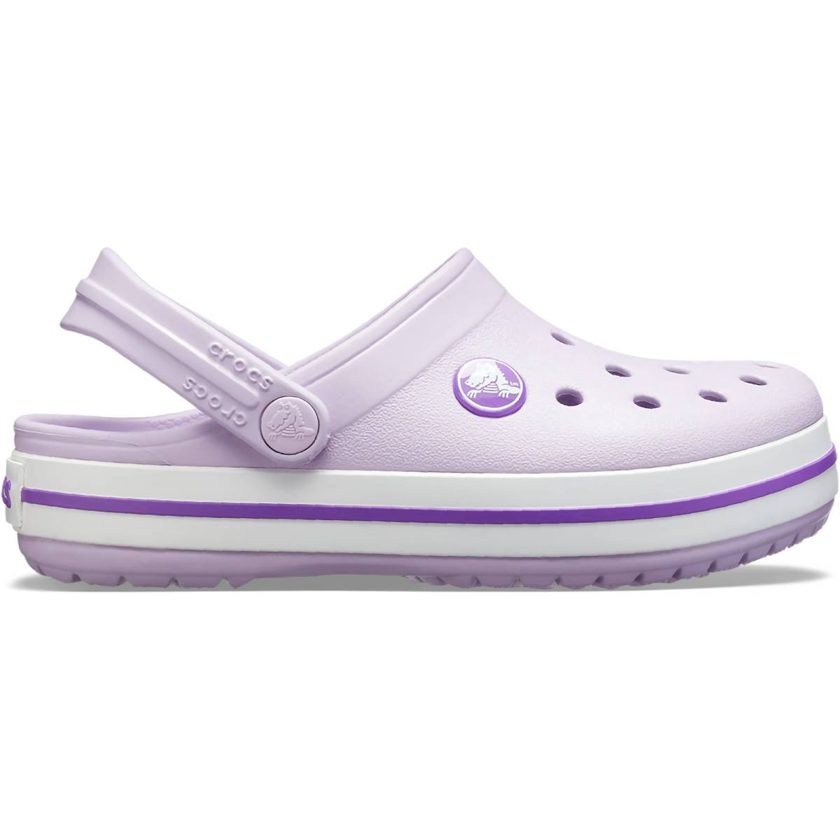 Crocband Clog T - Lavender/Neon Purple