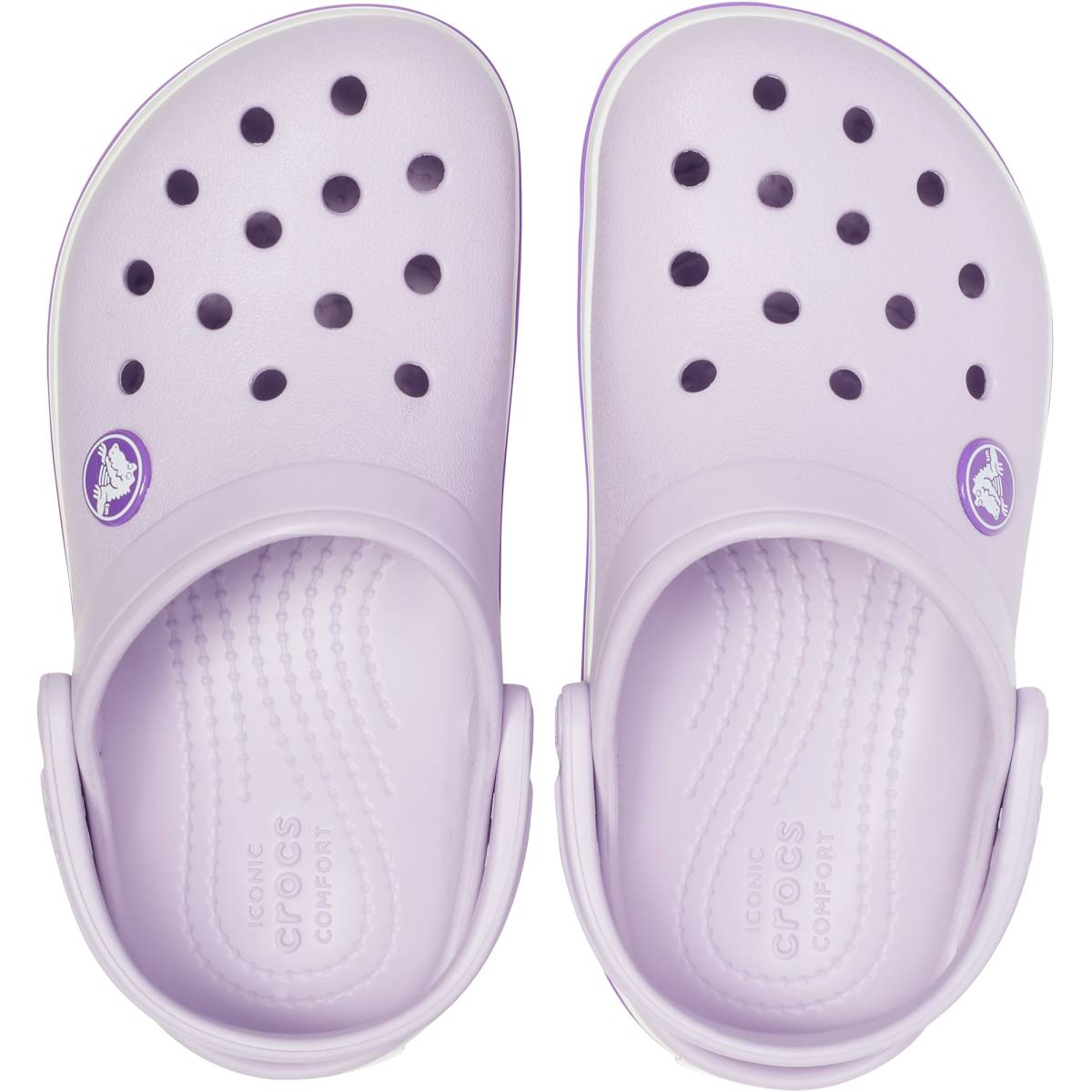 Neon shop purple crocs