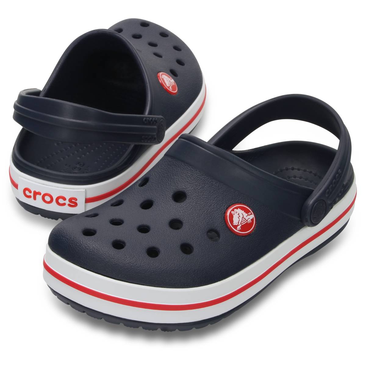 Crocband Clog K Navy Red Crocs Clog