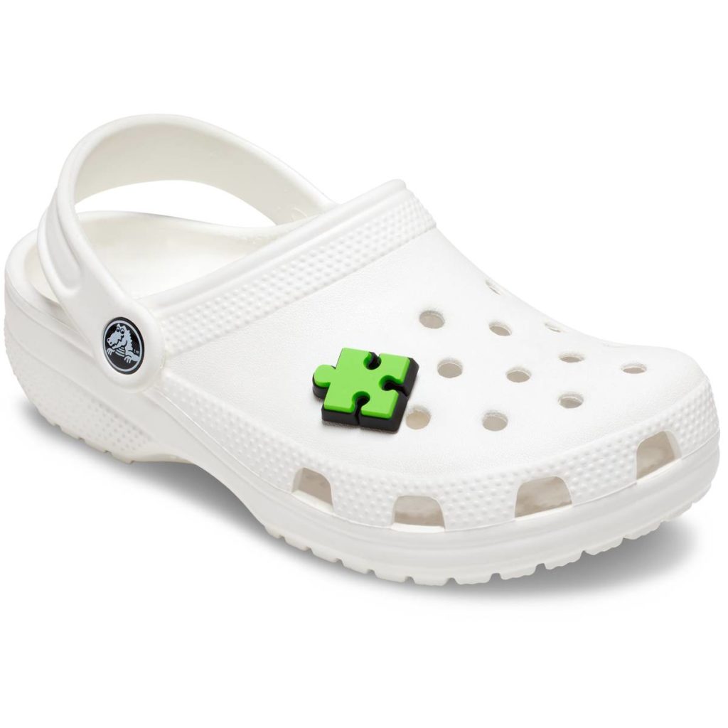 Green Puzzle Piece Crocs Jibbitz