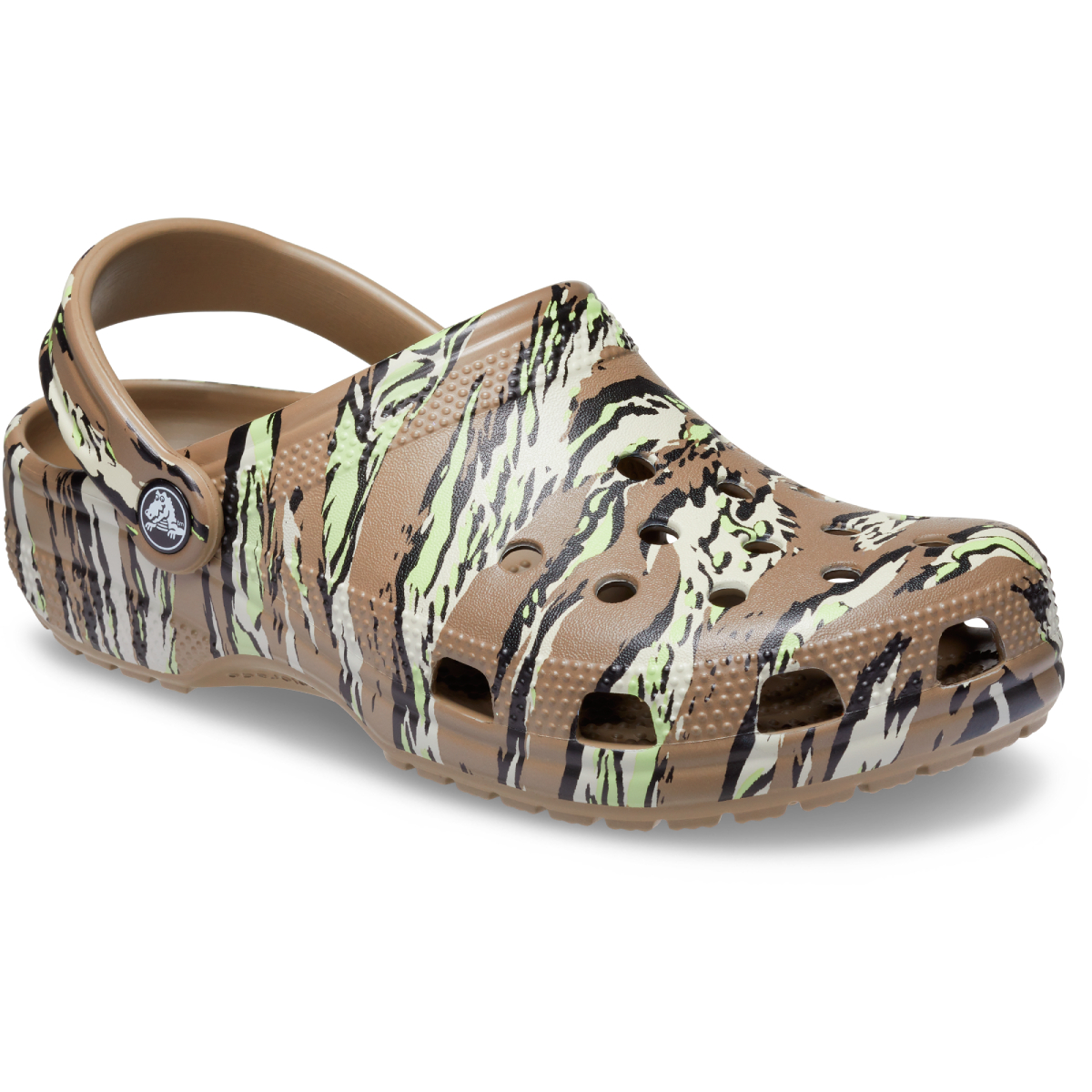 Crocs with fur camo 2025