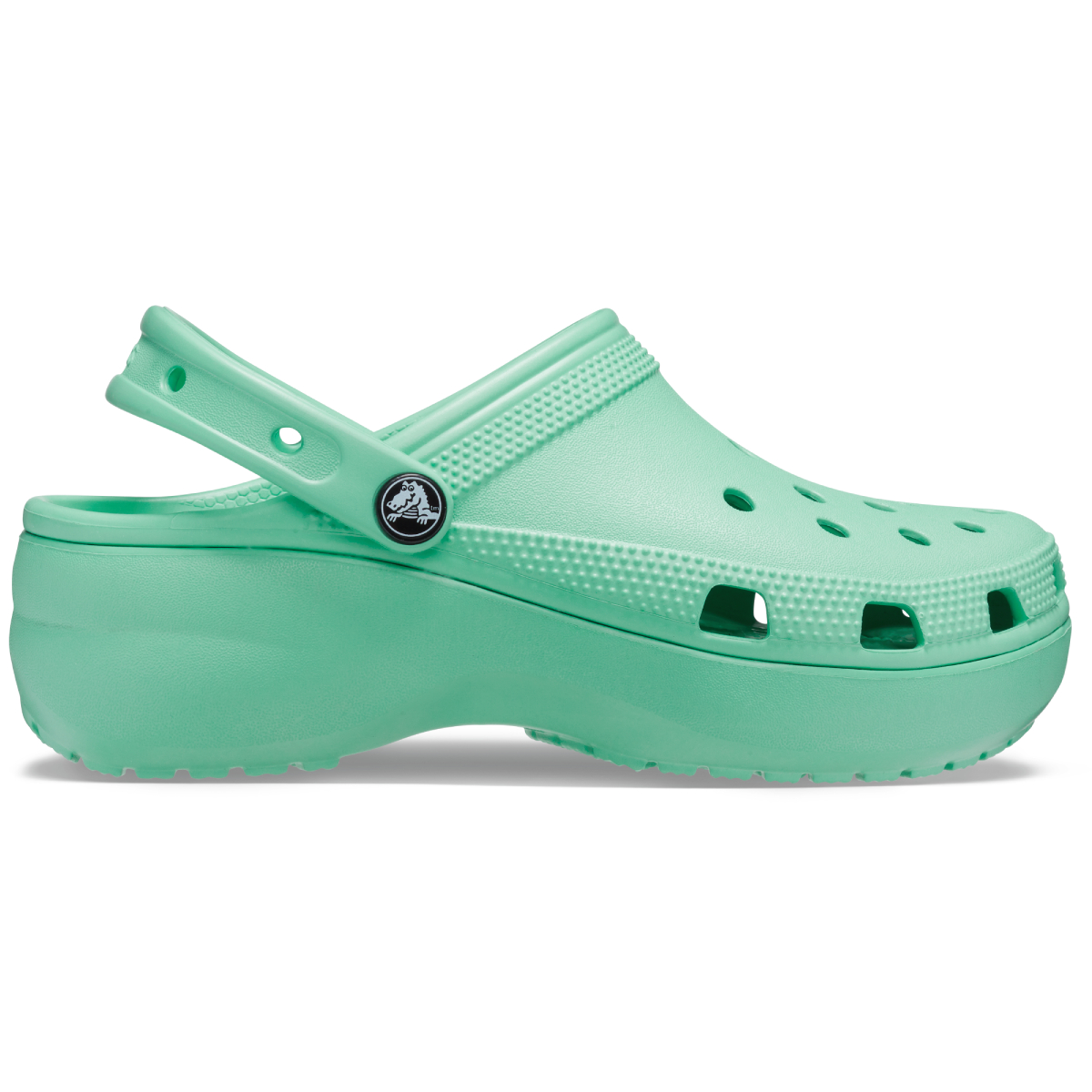 Hot pink 2025 platform crocs