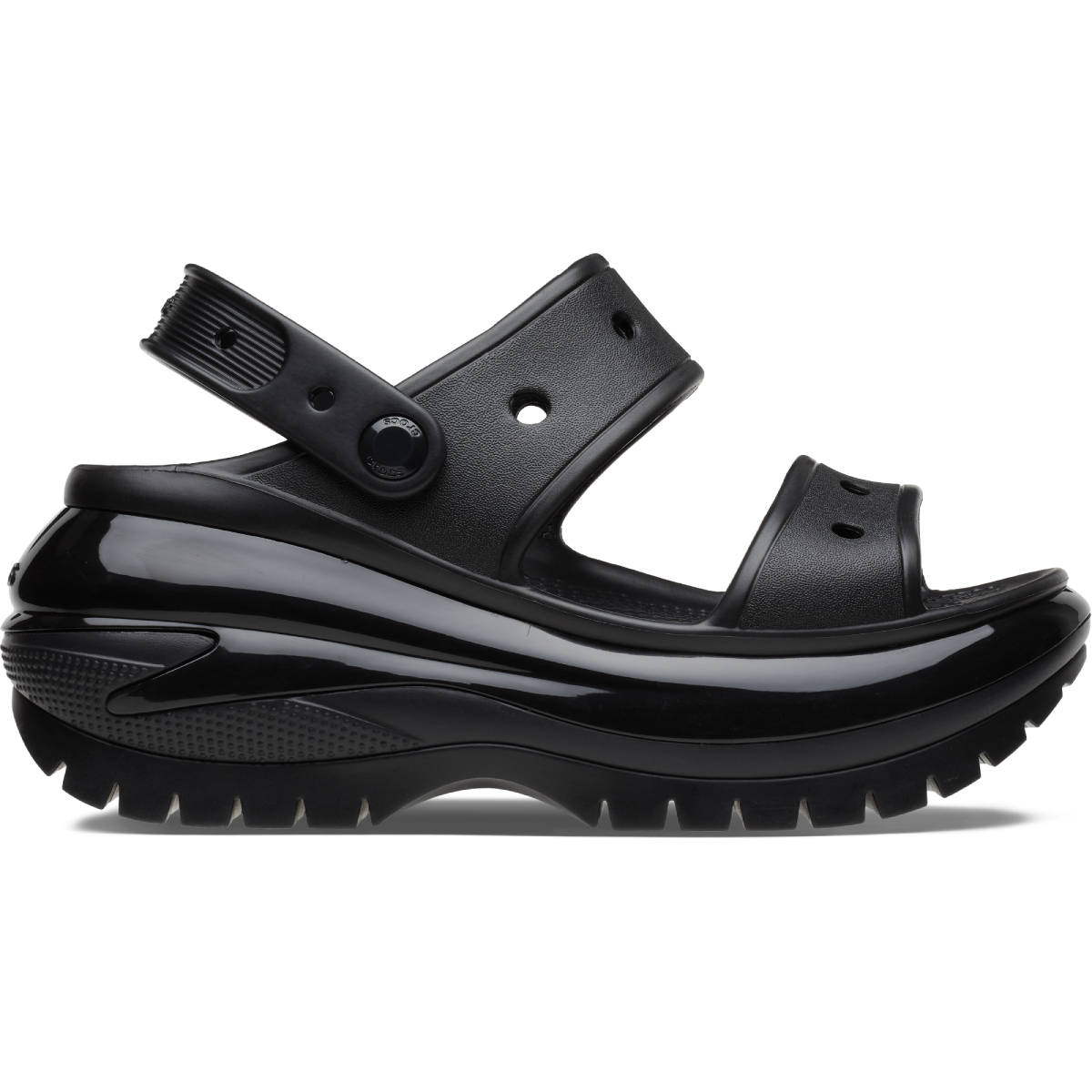 Classic Mega Crush Sandal Black Crocs ndirim