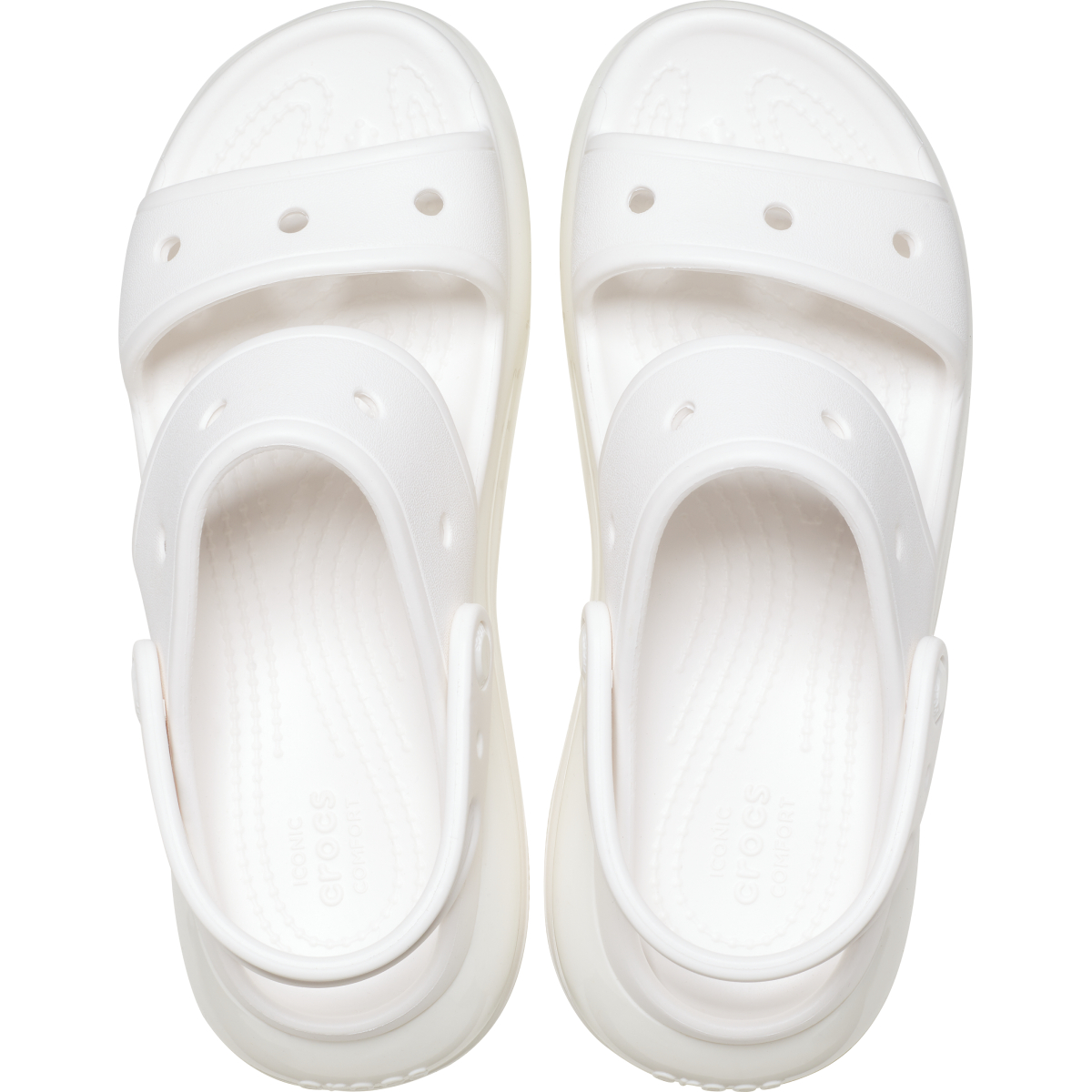 Crocs white sandals shop