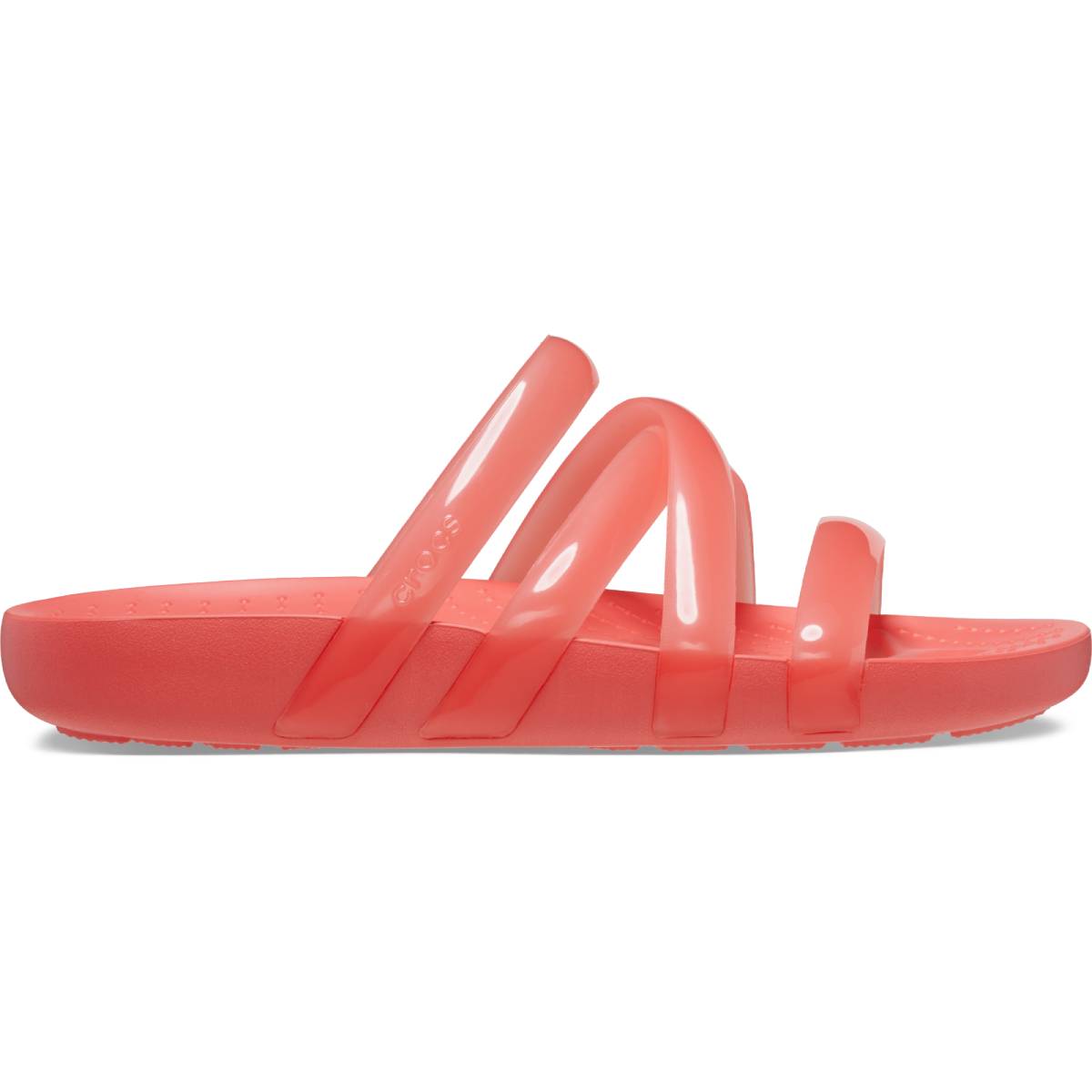 CrocsSplashGlossyStrappy - Neon Watermelon