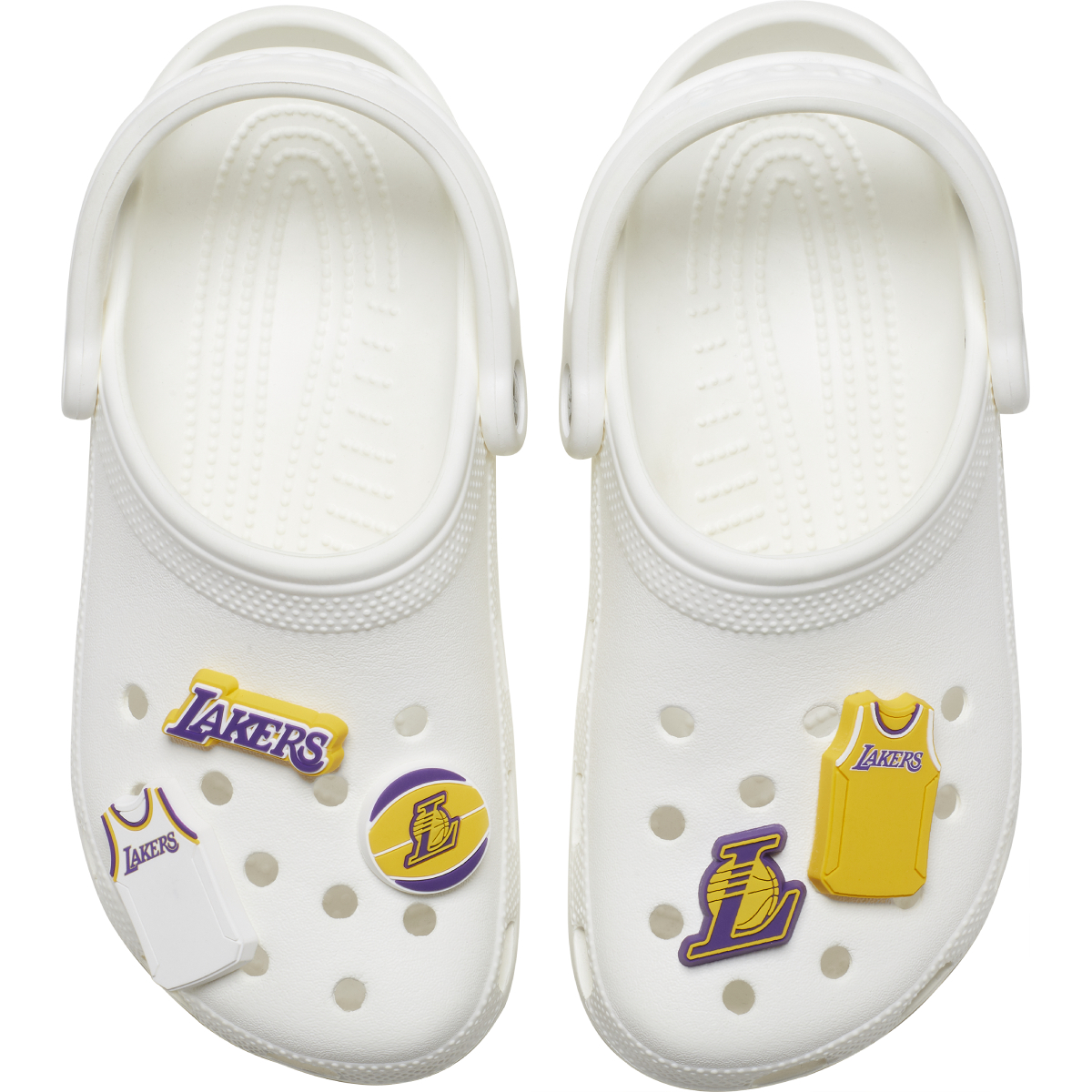 NBA Los Angeles Lakers 5Pck UNIQUE Crocs Jibbitz