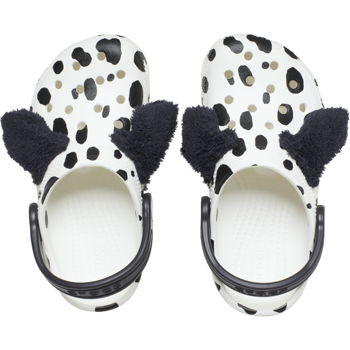 Classic I AM Dalmatian Clog T White Black Crocs Clog