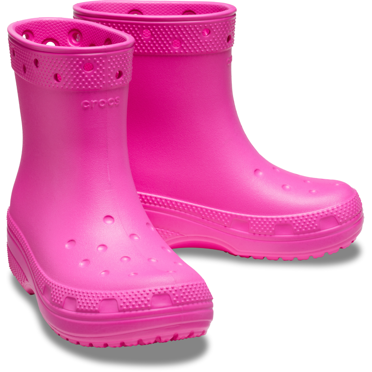 Crocs pink rain boots on sale