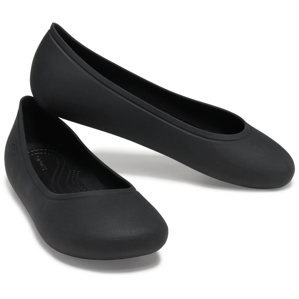 Crocs white flats shop