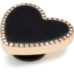 Black Heart with Gold Outline -