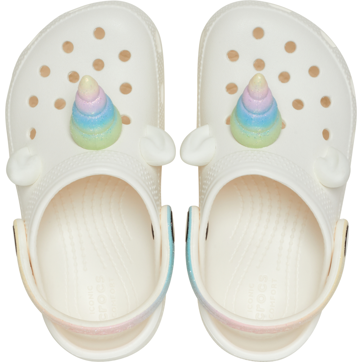 Crocs with rainbow outlet
