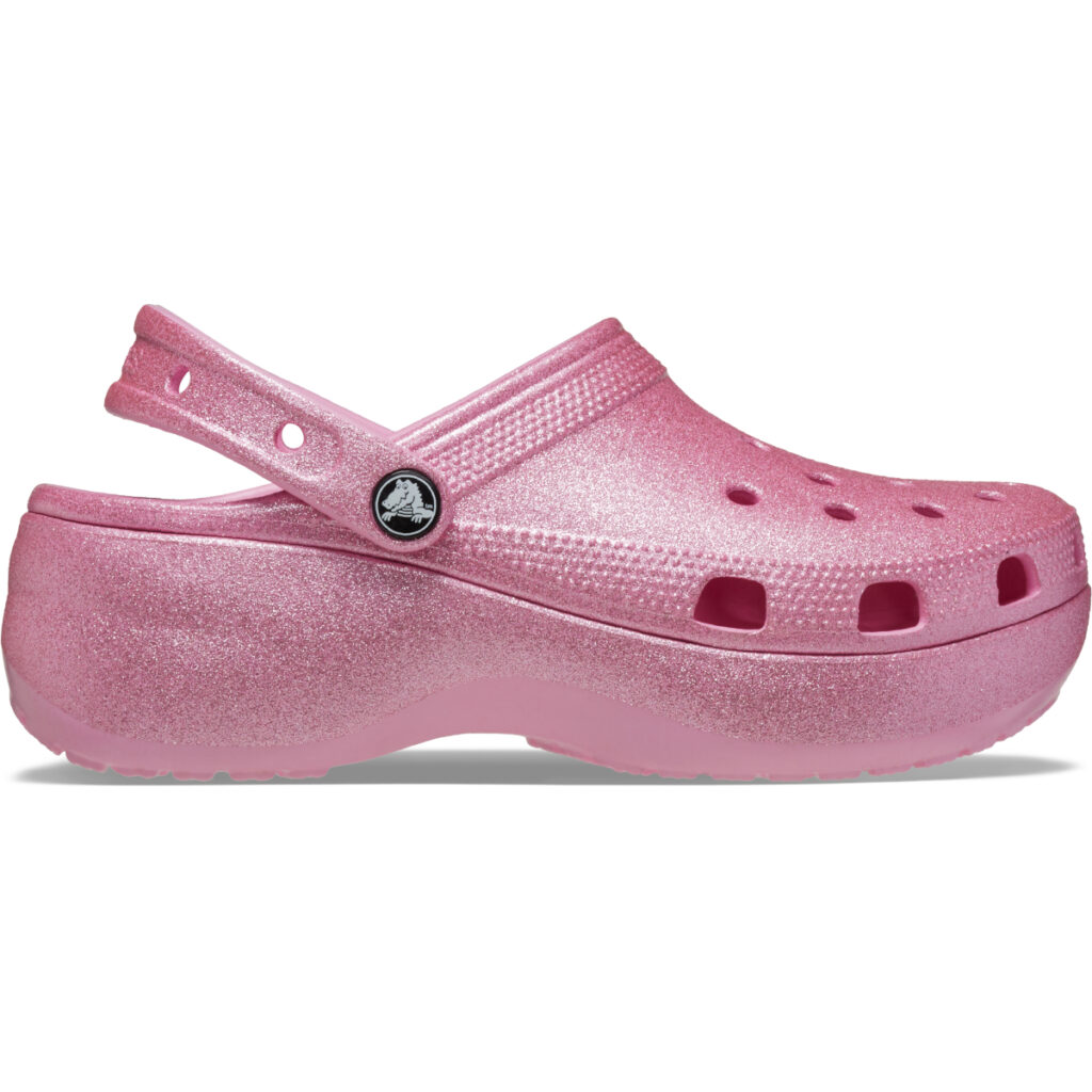 Hot pink platform crocs outlet