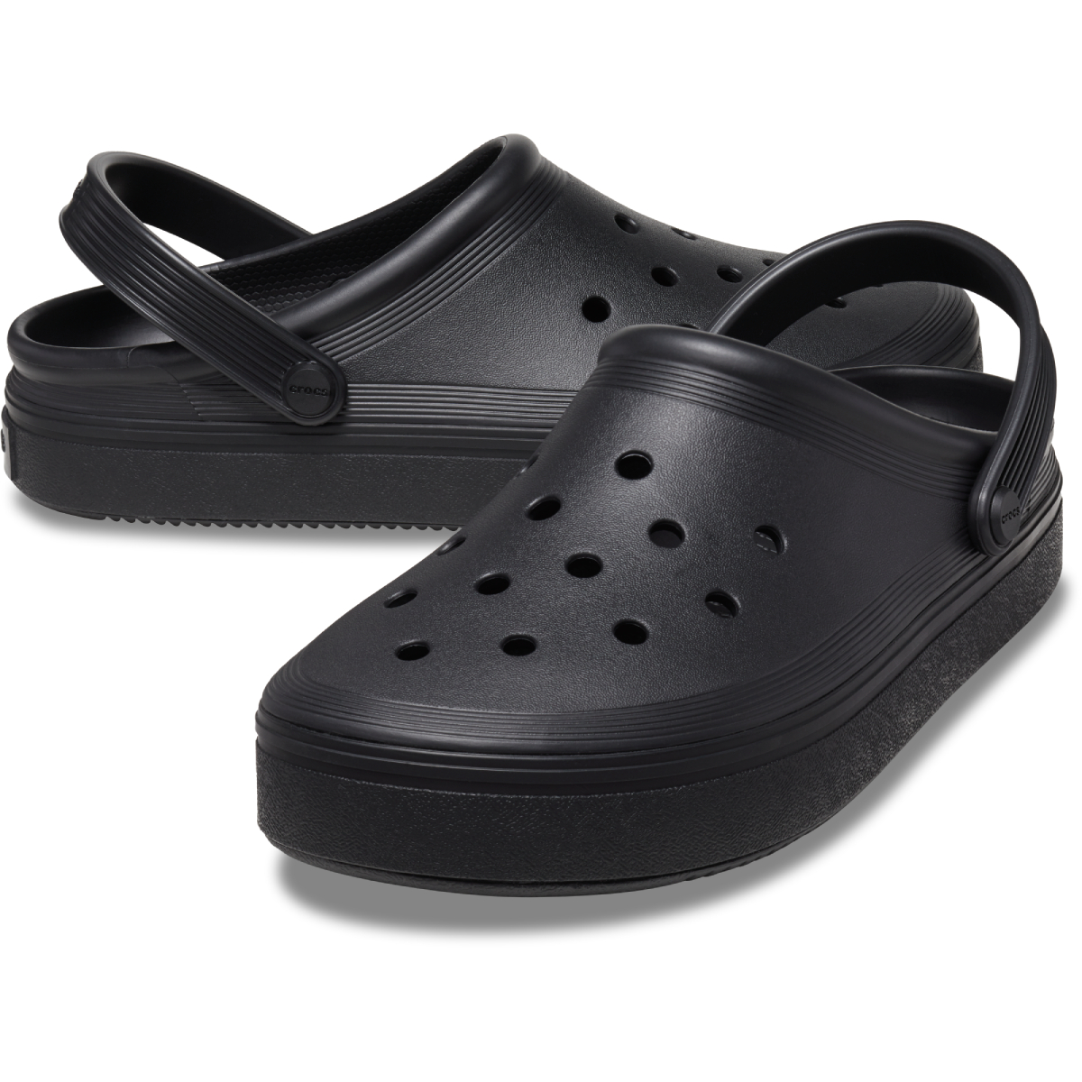 Off Court Clog Black Black Crocs Clog