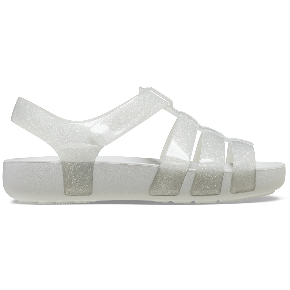 Isabella Glitter Sandal K Silver Glitter Crocs Cocuk