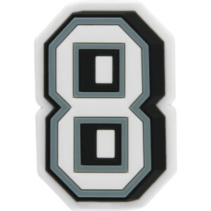 Jibbitz B W Number 8 -