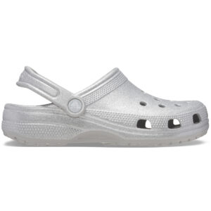 Classic Glitter Clog - Silver Glitter