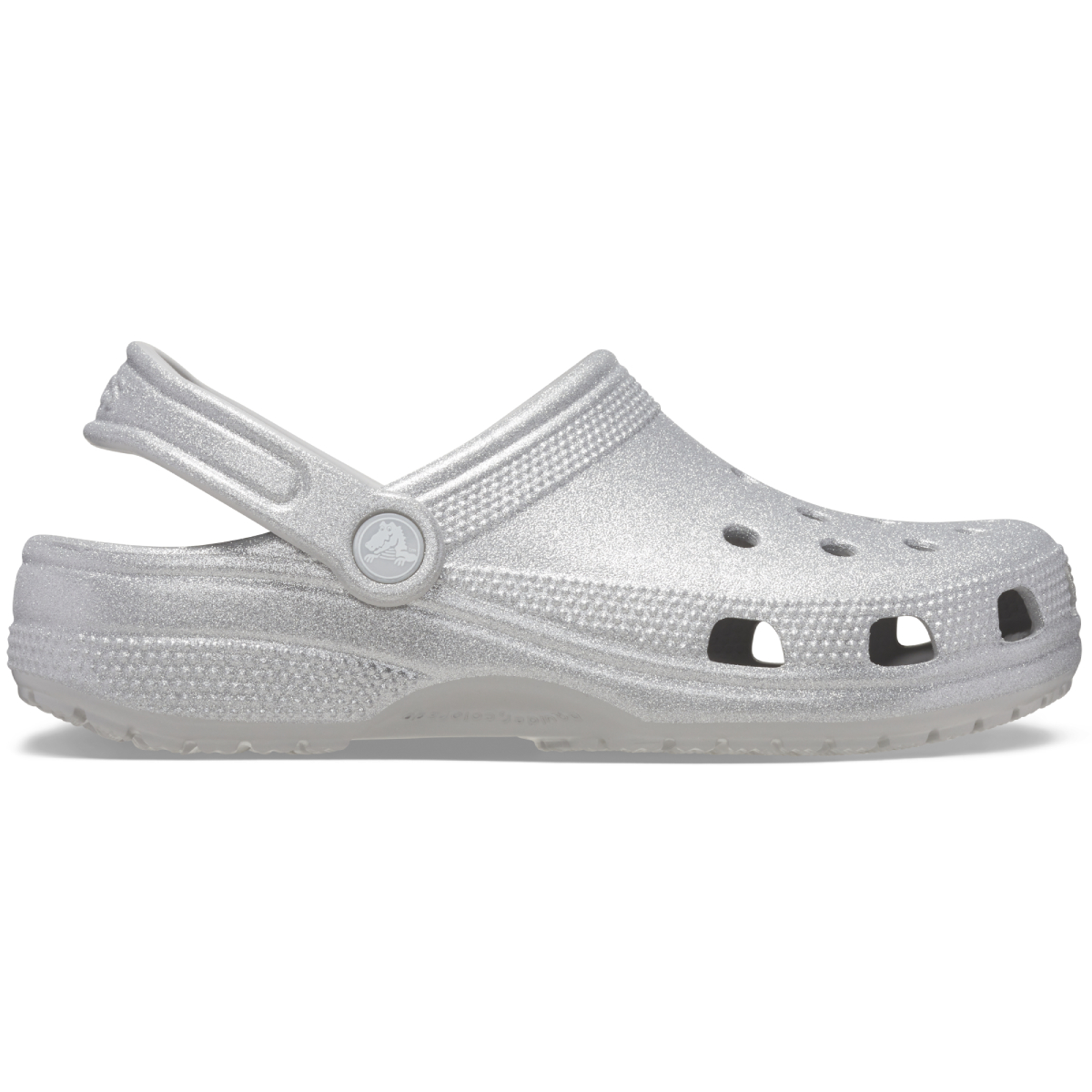 Classic Glitter Clog - Silver Glitter