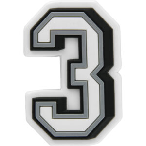 Jibbitz B W Number 3 -
