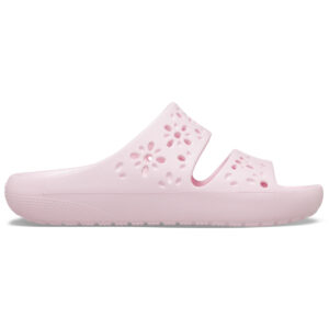 Classic Floral Cut Out Sandal - Pink Milk