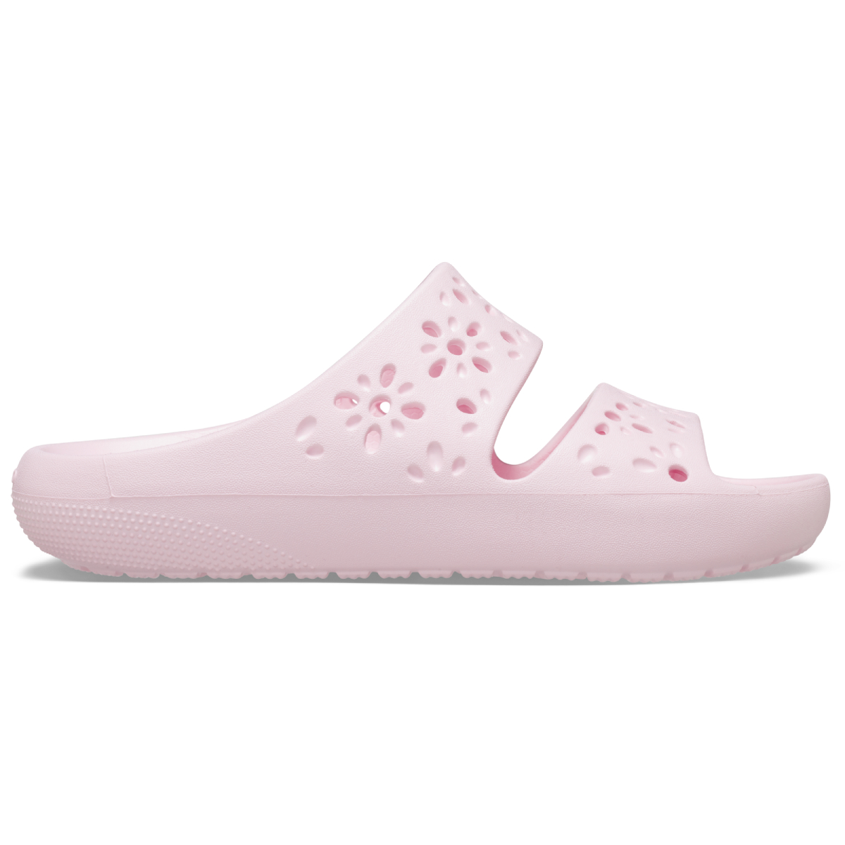 Classic Floral Cut Out Sandal - Pink Milk