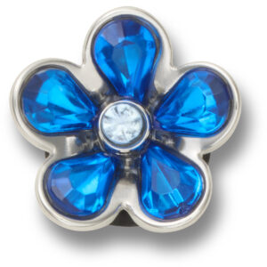 Silver and Blue Flower -