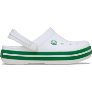 Crocband Clog T - White/Green Ivy