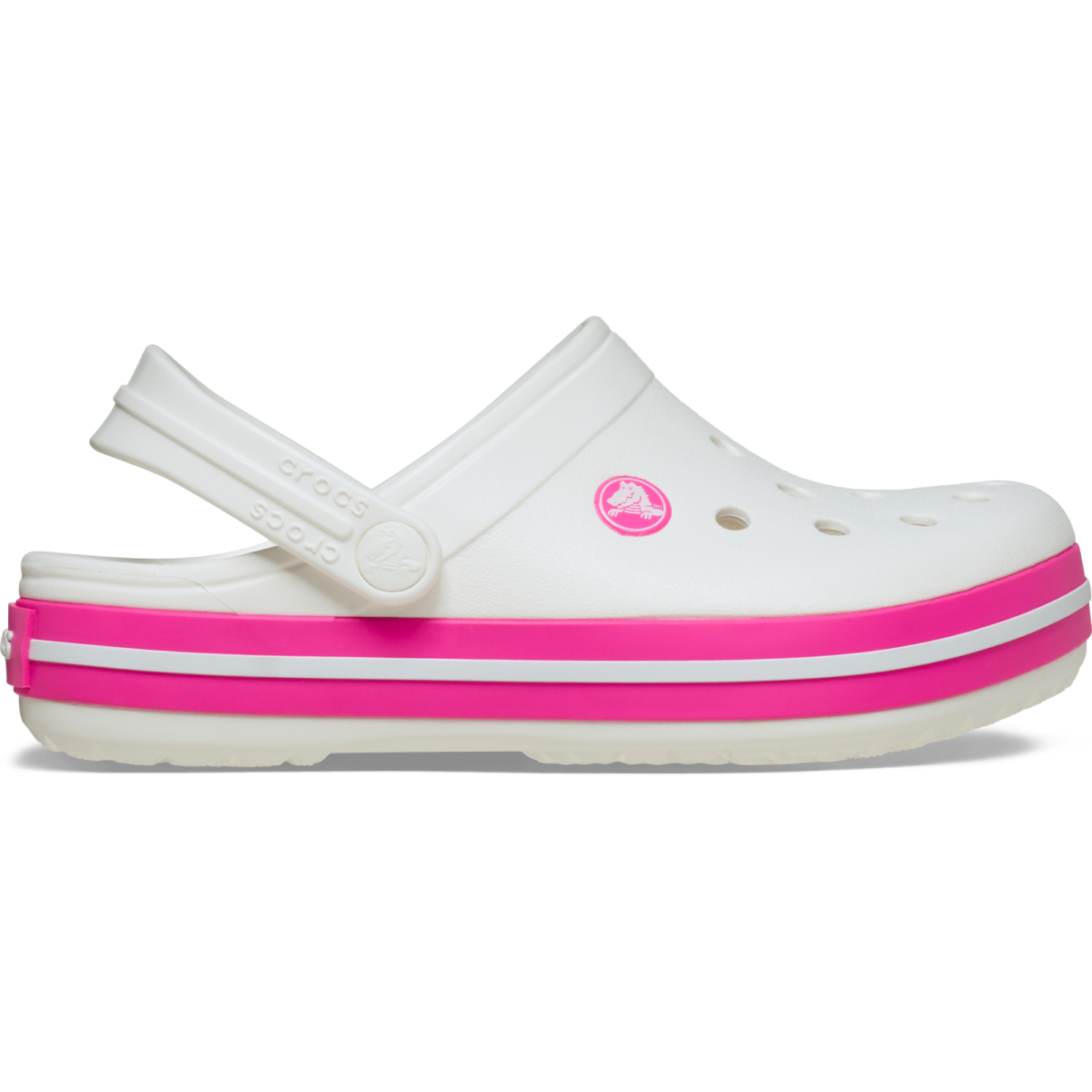 Crocband Clog T - White/Pink Crush