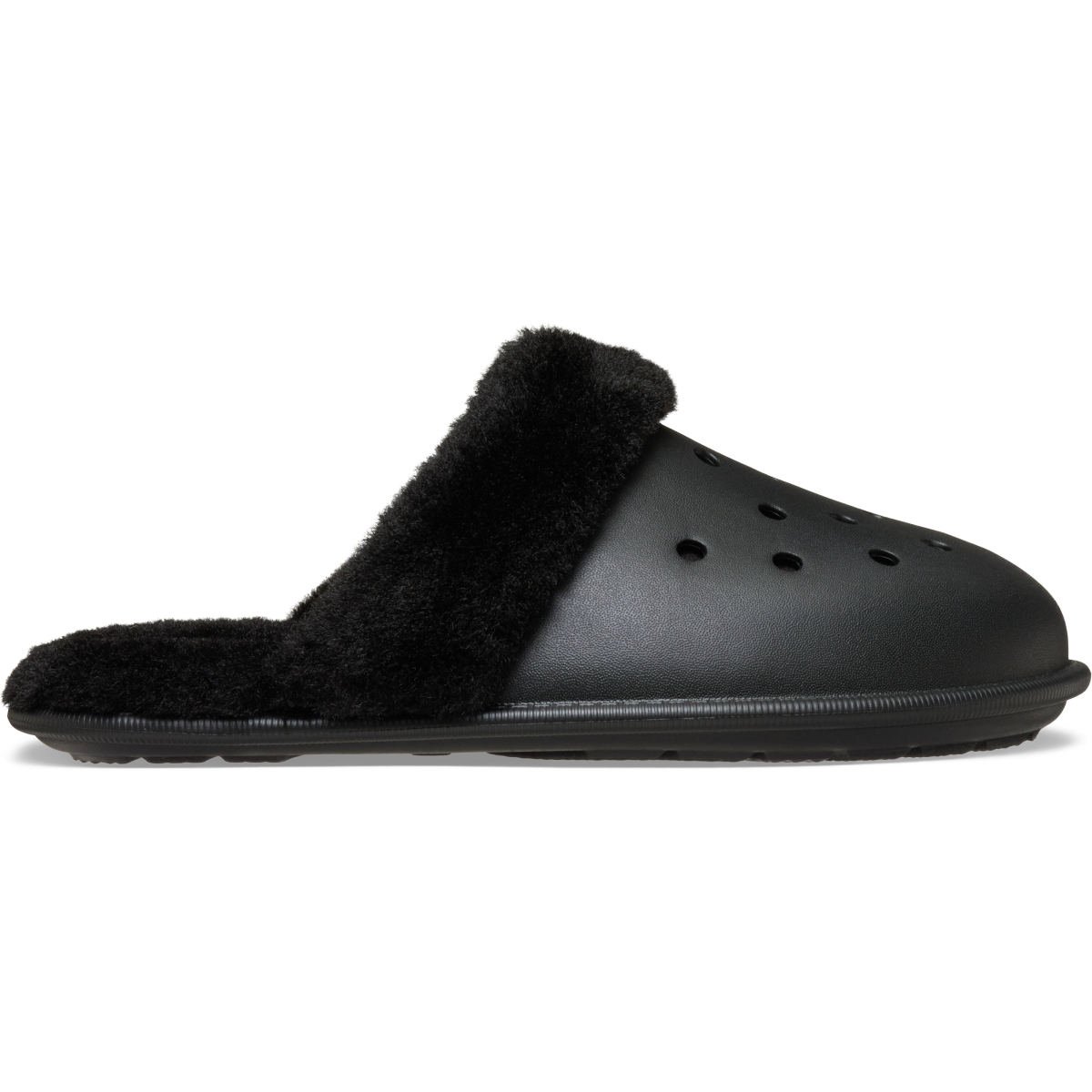 Classic Fuzz Scuff - Black